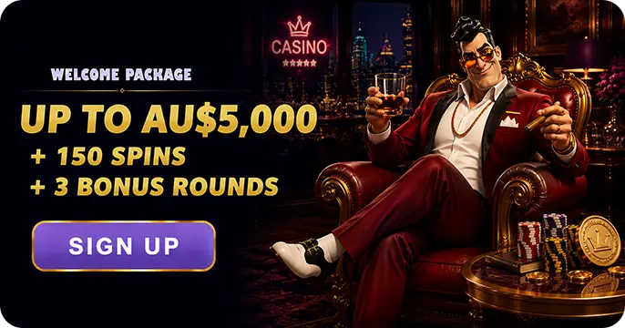 Casinobossy welcome package up to AU$5,000 + 150 FS +3 bonus rounds